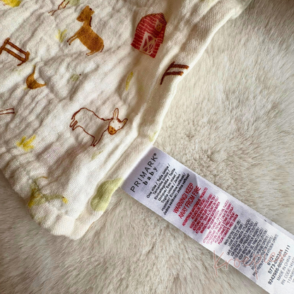 PRIMARK knuffeldoekje schaap beige | Boerderijdieren