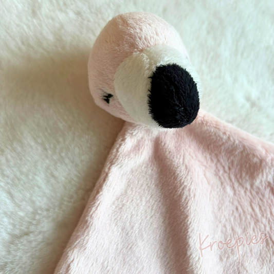 Nature Planet knuffeldoekje flamingo | Dierentuin
