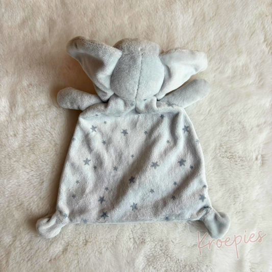 PRIMARK knuffeldoekje olifant grijs | Dombo Disney
