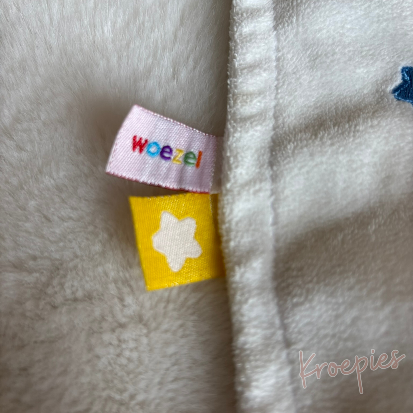 BON TON TOYS knuffeldoekje woezel vlinder