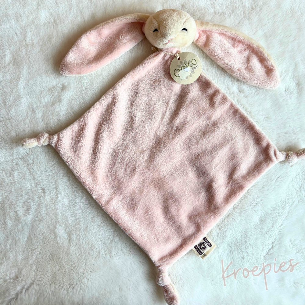 Nature Planet knuffeldoekje konijn | Dierentuin