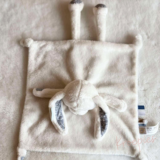 Little Dutch knuffeldoekje konijn blauw | Bosdieren pootjes