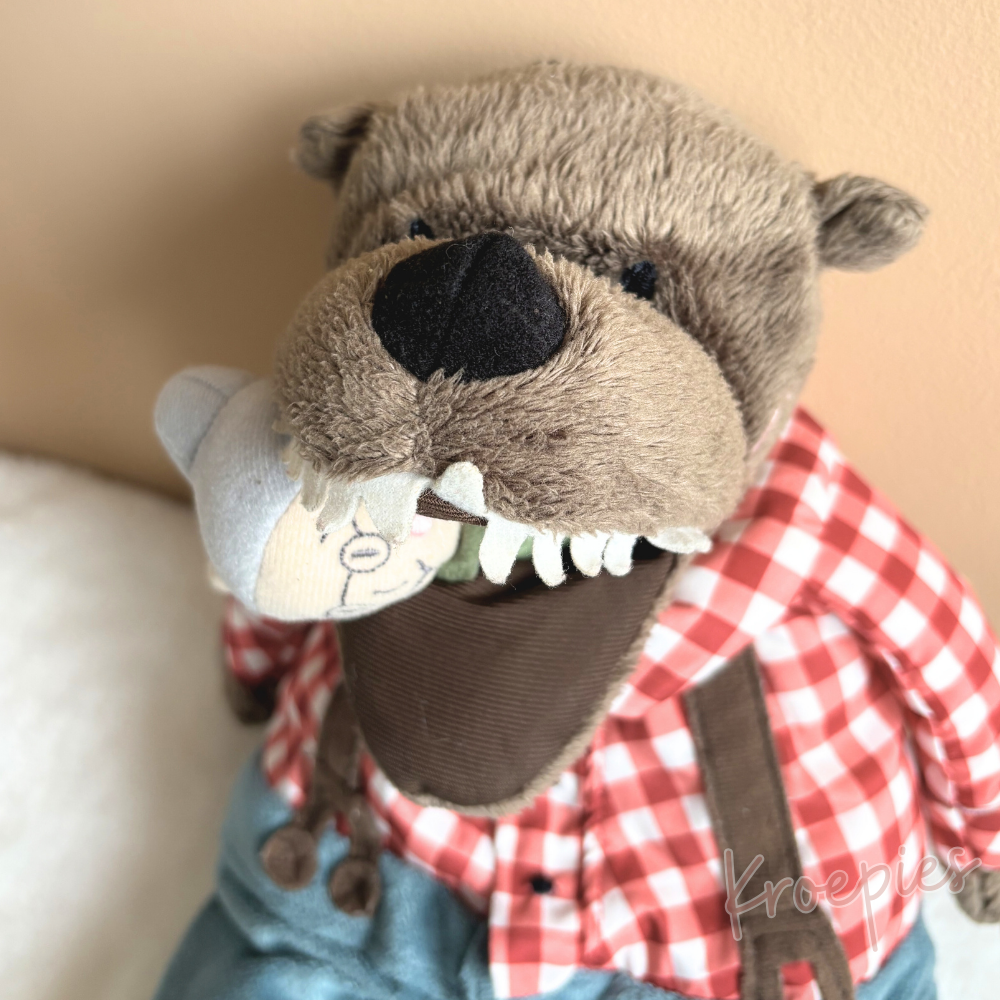 IKEA knuffel boze wolf en oma | Lufsig