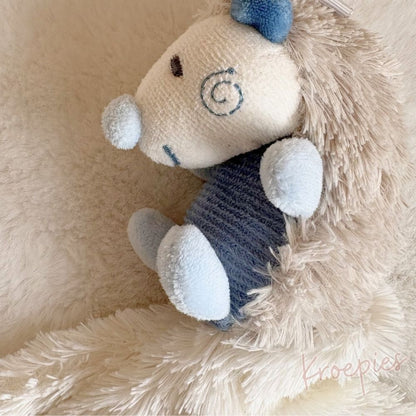 Tiamo knuffeldoekje egel wit | Blauw Hartje