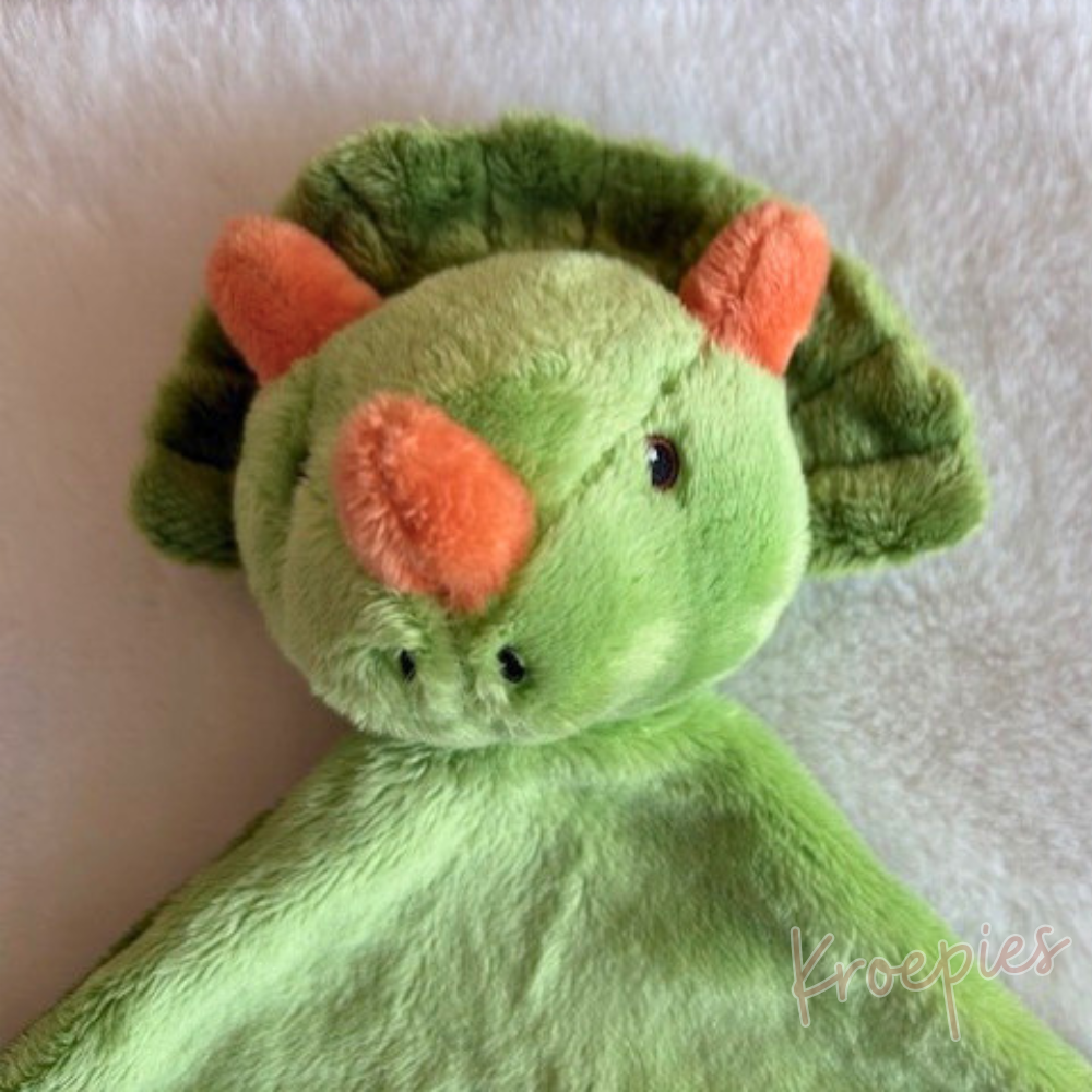 Nature Planet knuffeldoekje dino | Triceratops