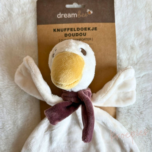 Dreambee knuffeldoekje speendoekje eend | Gans Dreambaby