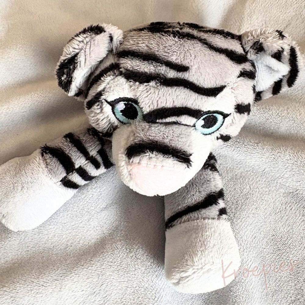 My Teddy speendoek knuffeldoek tijger | Grijs