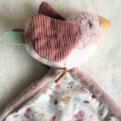 Little Dutch knuffeldoekje speendoekje vogel | Flowers & Butterflies