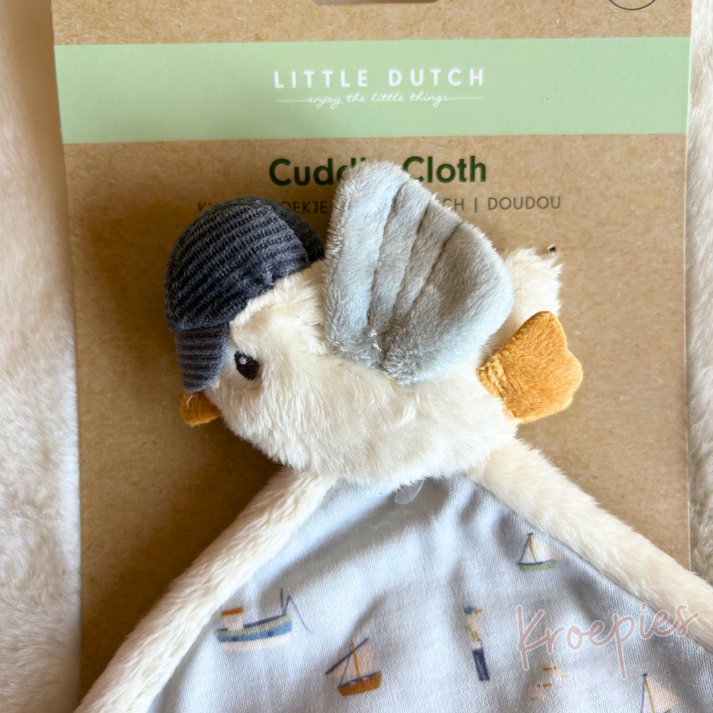 Little Dutch knuffeldoekje speendoekje meeuw | Sailors Bay