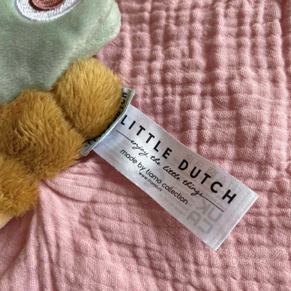 Little Dutch knuffeldoekje vlinder roze hydrofiel | Flowers & Butterflies