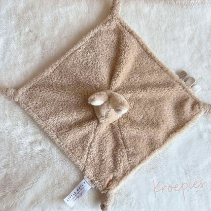 Little Dutch knuffeldoekje konijn bruin | Baby Bunny