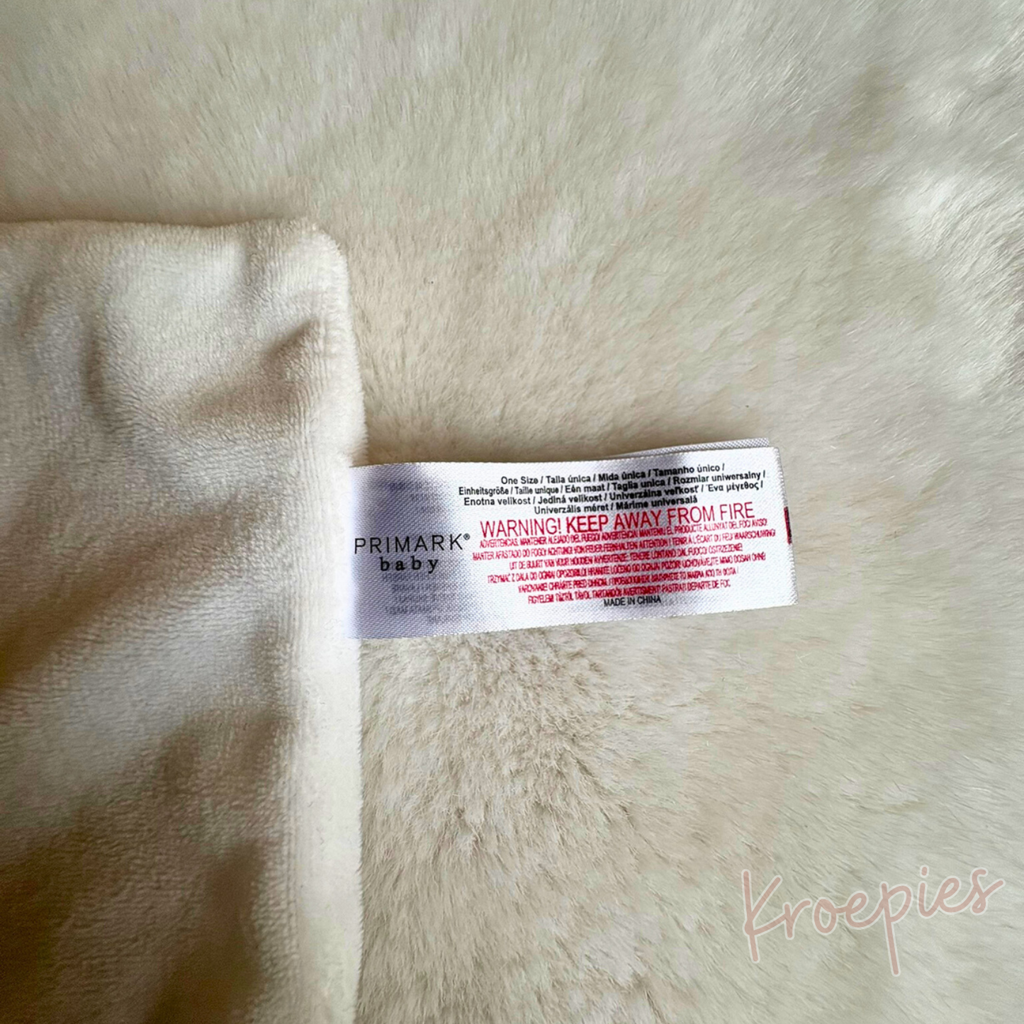 PRIMARK speendoekje knuffeldoekje bij