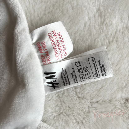 H&M knuffeldoekje konijn roze strikje | I love snuggles