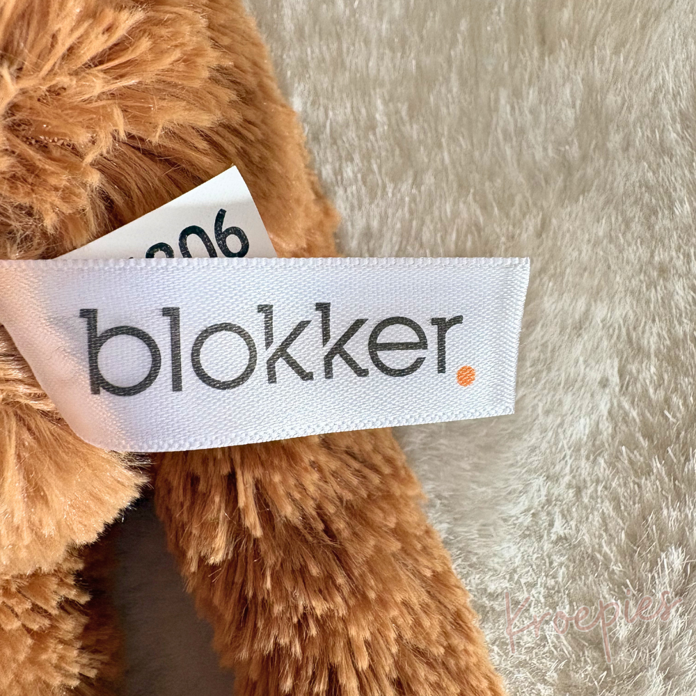BLOKKER knuffel aap bruin 30 cm | Aap Sammy Happy Horse