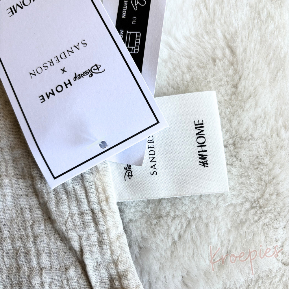 H&M knuffeldoekje hert Bambi bruin hydrofiel | Disney Home