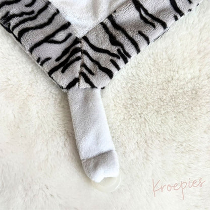 My Teddy speendoek knuffeldoek tijger | Grijs