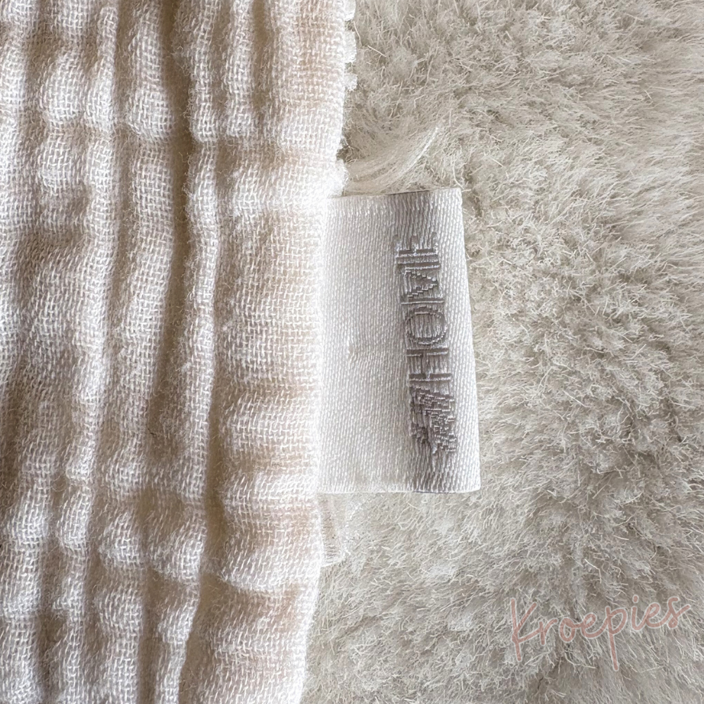 H&M knuffeldoekje konijn gebroken wit | Hydrofiel
