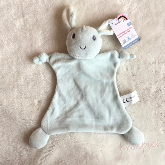 Evora knuffeldoekje konijn mintgroen Bambino | Kruidvat