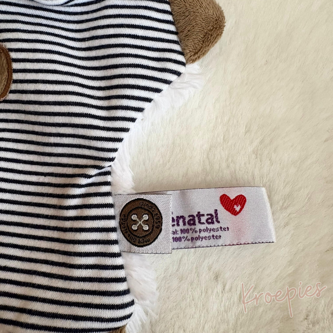 PRENATAL knuffeldoekje schaap wit | Sieb