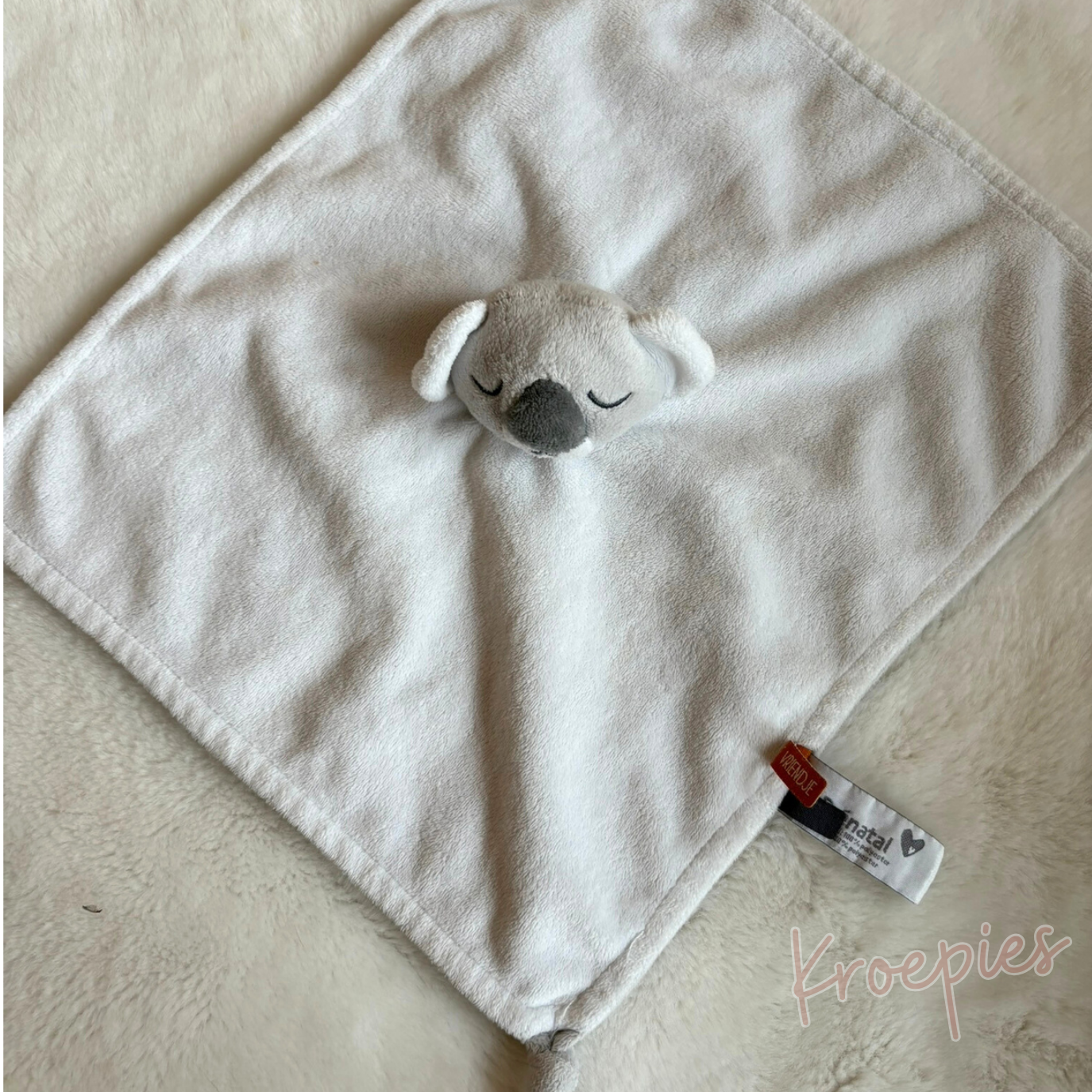 PRENATAL knuffeldoekje koala grijs