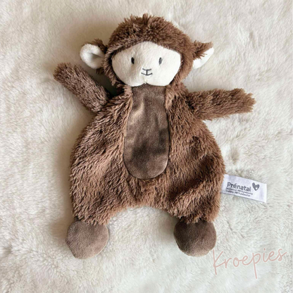 PRENATAL knuffeldoekje schaap bruin
