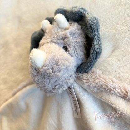 HAPPY HORSE knuffeldoekje dino| Triceratops Tris