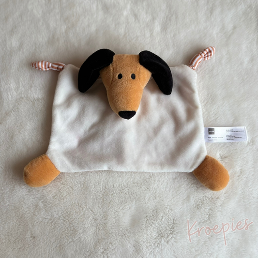 HEMA knuffeldoekje hond in bruin