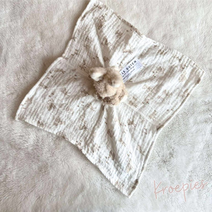 Little Dutch konijn knuffeldoekje bruin | Baby Bunny