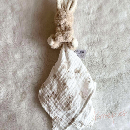 Little Dutch konijn knuffeldoekje bruin | Baby Bunny