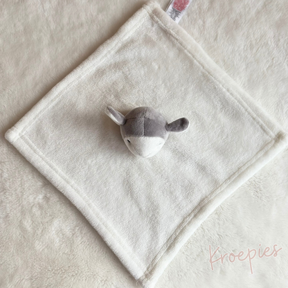 PRIMARK knuffeldoekje schaap wit | Grijs kopje