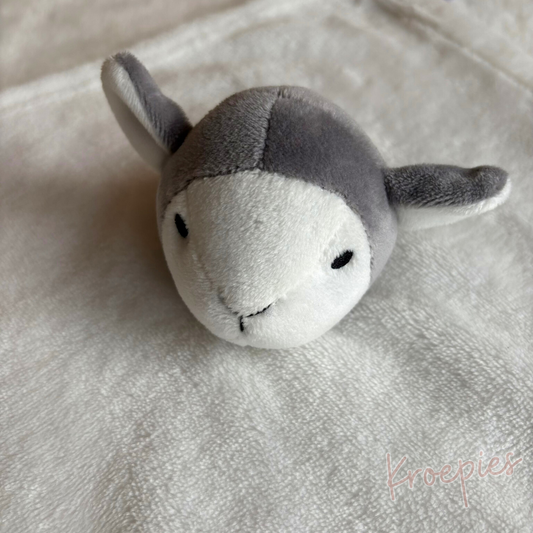 PRIMARK knuffeldoekje schaap wit | Grijs kopje