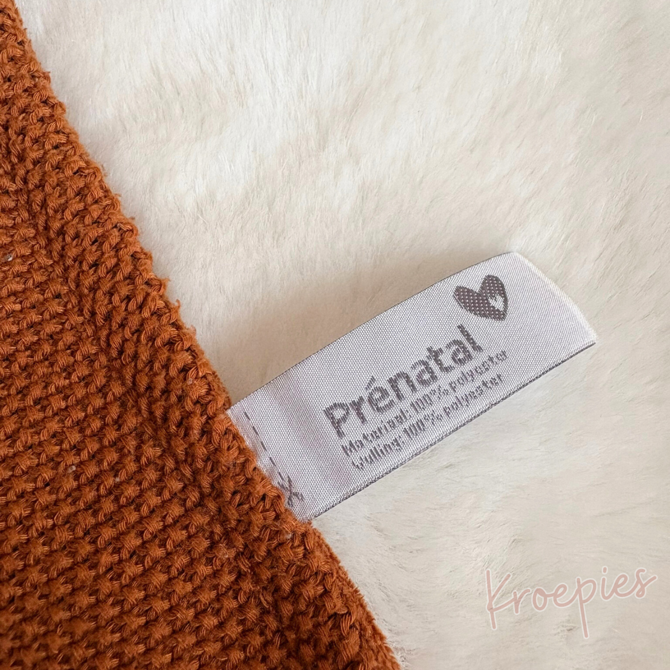 PRENATAL knuffeldoekje speendoekje aap | Little Knits