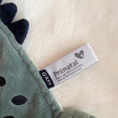 PRENATAL knuffeldoekje dino groen