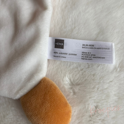 HEMA knuffeldoekje hond teckel