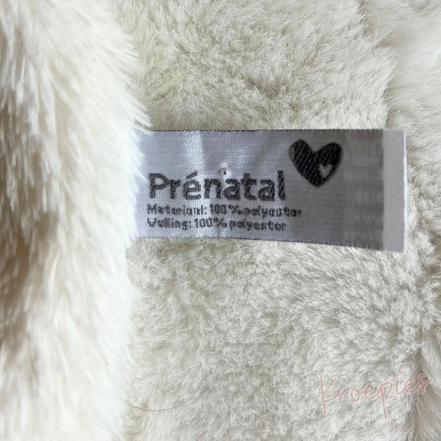 PRENATAL knuffeldoekje schaap wit