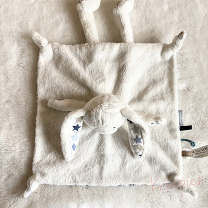 Little Dutch knuffeldoekje konijn blauw | Sterren pootjes