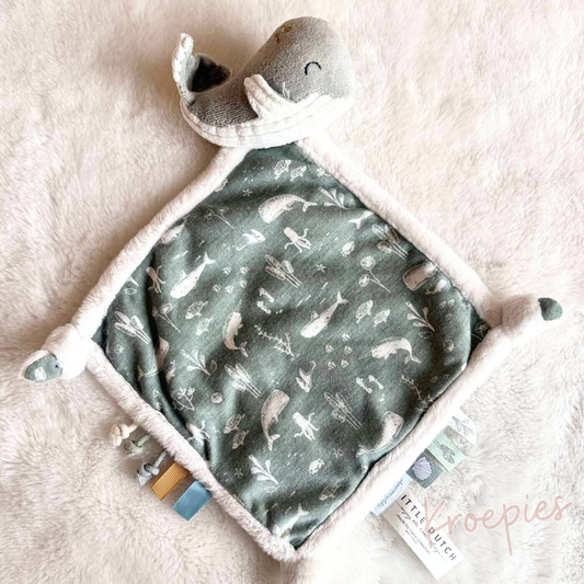 Little Dutch knuffeldoekje walvis | Groen