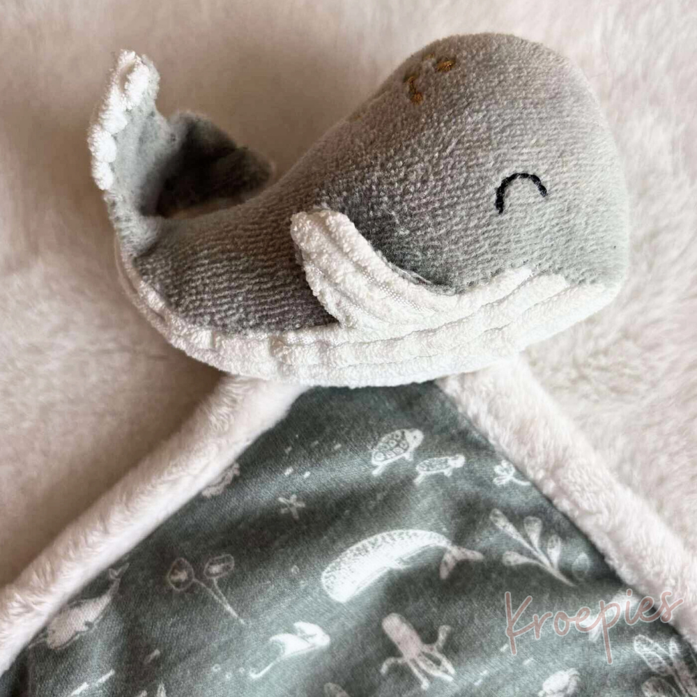 Little Dutch knuffeldoekje walvis | Groen
