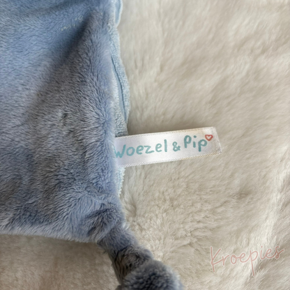 BON TON TOYS knuffeldoekje woezel blauw