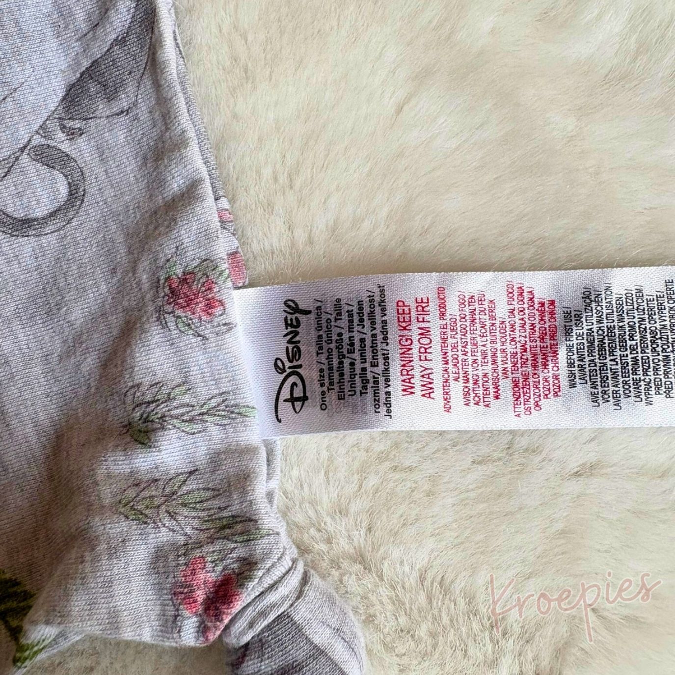 PRIMARK knuffeldoekje beer grijs | Balou Disney