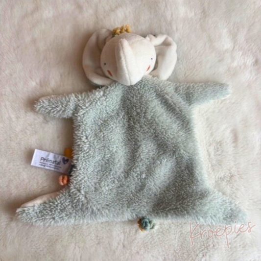 PRENATAL knuffeldoekje olifant mintgroen