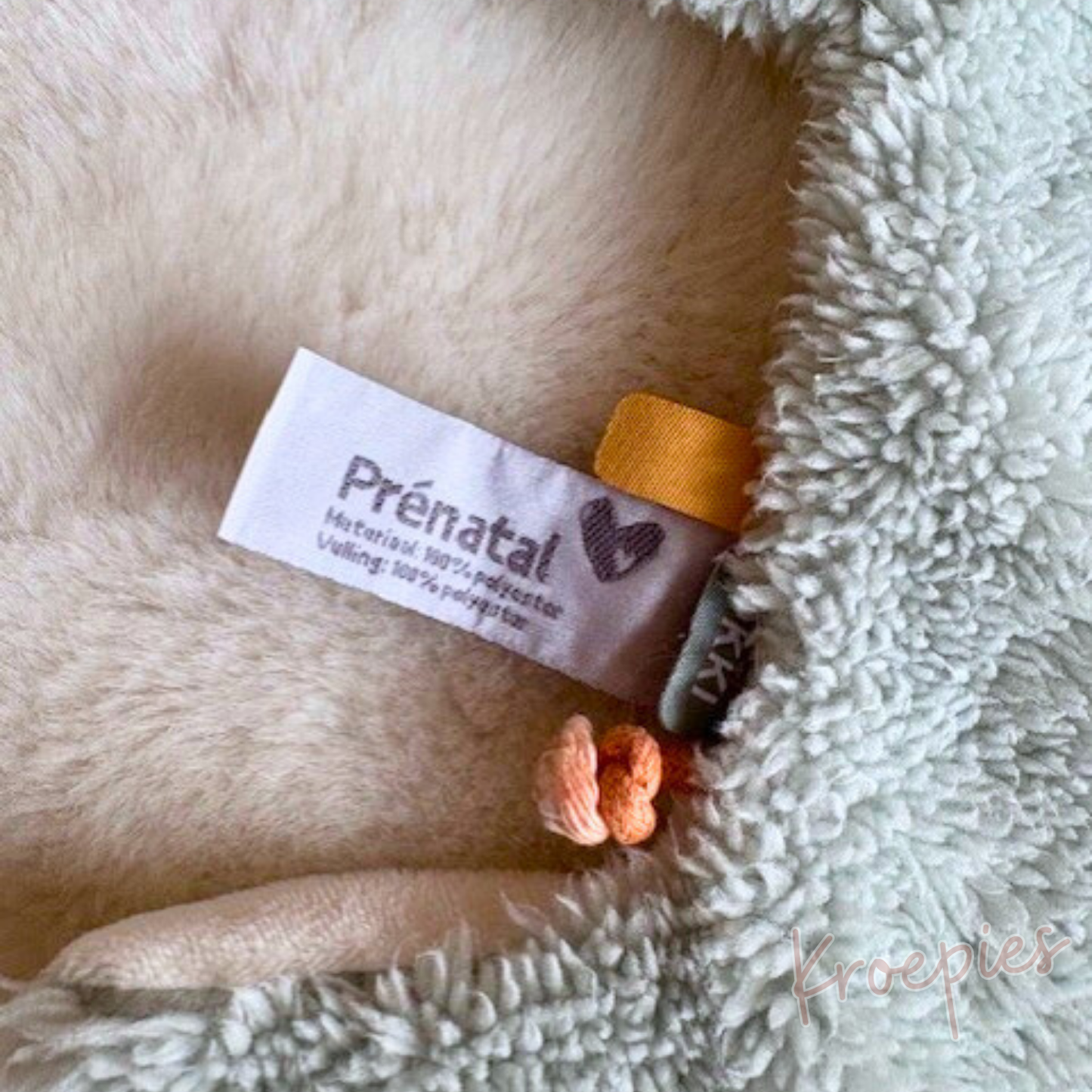 PRENATAL knuffeldoekje olifant mintgroen
