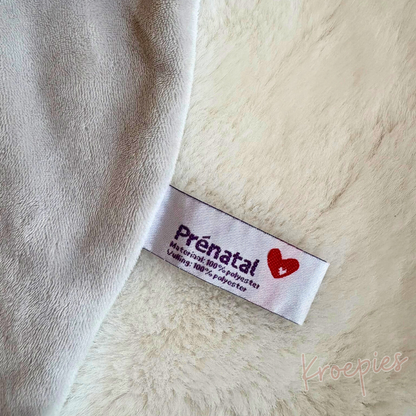 PRENATAL knuffeldoekje konijn grijs