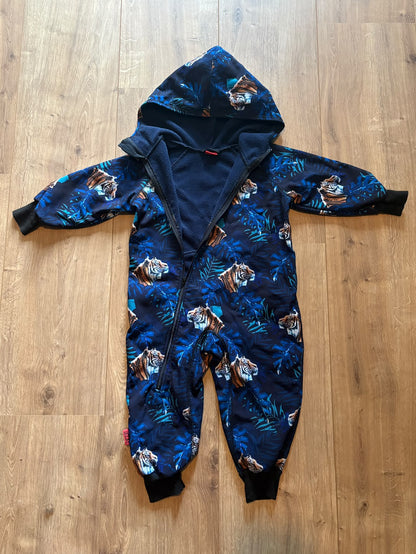 iELM pak tijgers blauw | Softshell buitenspeelpak